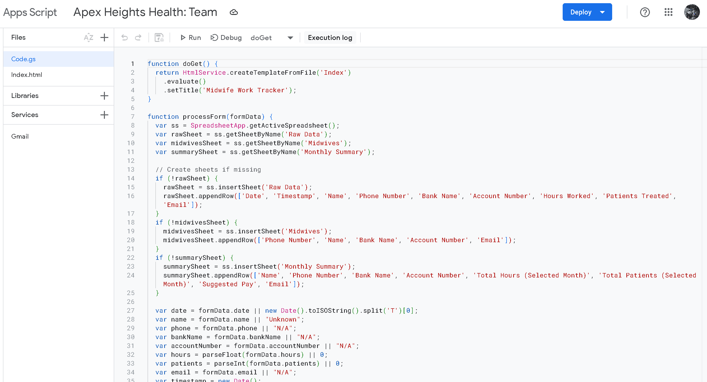 Midwife Tracking & Payroll System